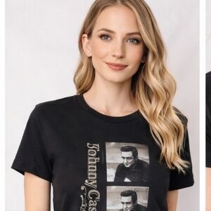 Zion Rootswear Black Johnny Cash Tee